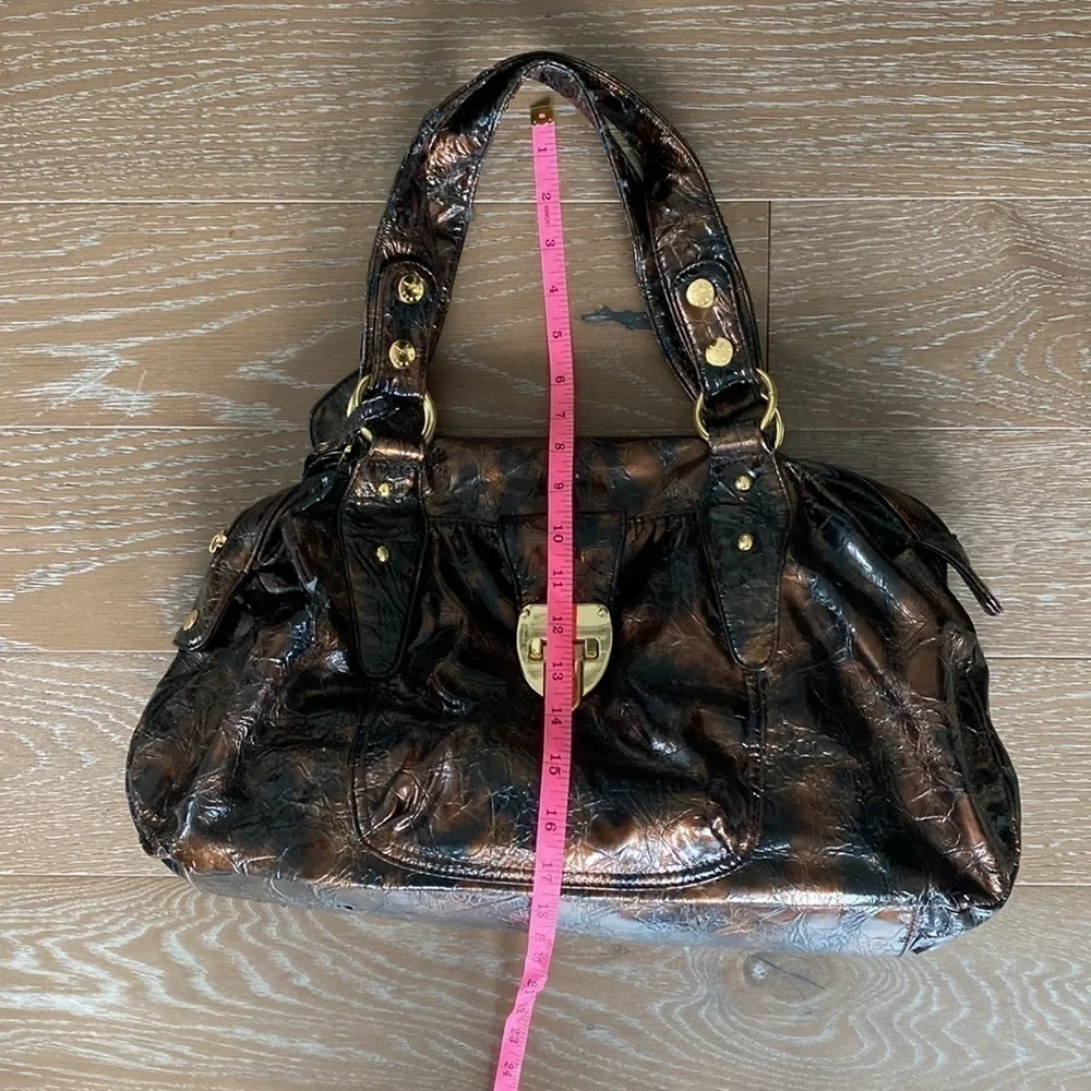 Oumega Faux Leather Handbag | Brown